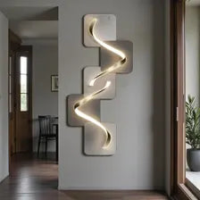 Modern LED Lamp, Luxury Lighting Fixture, Dimmable Ambient Light, Contemporary Home Decor