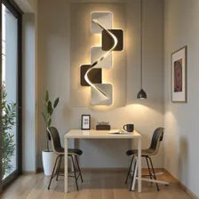Modern LED Lamp, Luxury Lighting Fixture, Dimmable Ambient Light, Contemporary Home Decor