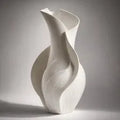 Modern Sculptural Vase Minimalist Ceramic Decor Scandinavian Home Accent