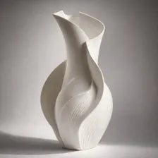 Modern Sculptural Vase Minimalist Ceramic Decor Scandinavian Home Accent