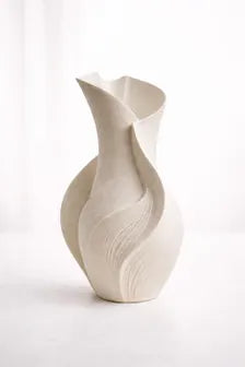 Modern Sculptural Vase Minimalist Ceramic Decor Scandinavian Home Accent