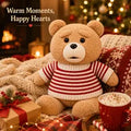 Christmas Teddy Bear Plush Soft Stuffed Animal Gift Cozy Room Decor