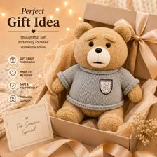 Christmas Teddy Bear Plush Soft Stuffed Animal Gift Cozy Room Decor