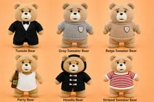 Christmas Teddy Bear Plush Soft Stuffed Animal Gift Cozy Room Decor