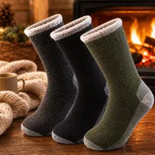 Cozy Thermal Socks Warm Winter Crew Socks Soft Fleece Lined Unisex Gift