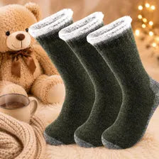 Cozy Thermal Socks Warm Winter Crew Socks Soft Fleece Lined Unisex Gift