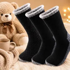 Cozy Thermal Socks Warm Winter Crew Socks Soft Fleece Lined Unisex Gift