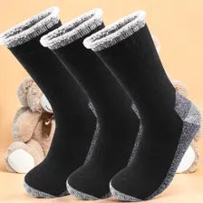 Cozy Thermal Socks Warm Winter Crew Socks Soft Fleece Lined Unisex Gift