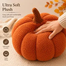 Plush Pumpkin Set Fall Decor Autumn Cushion Thanksgiving Home Accent