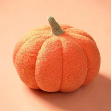 Plush Pumpkin Set Fall Decor Autumn Cushion Thanksgiving Home Accent