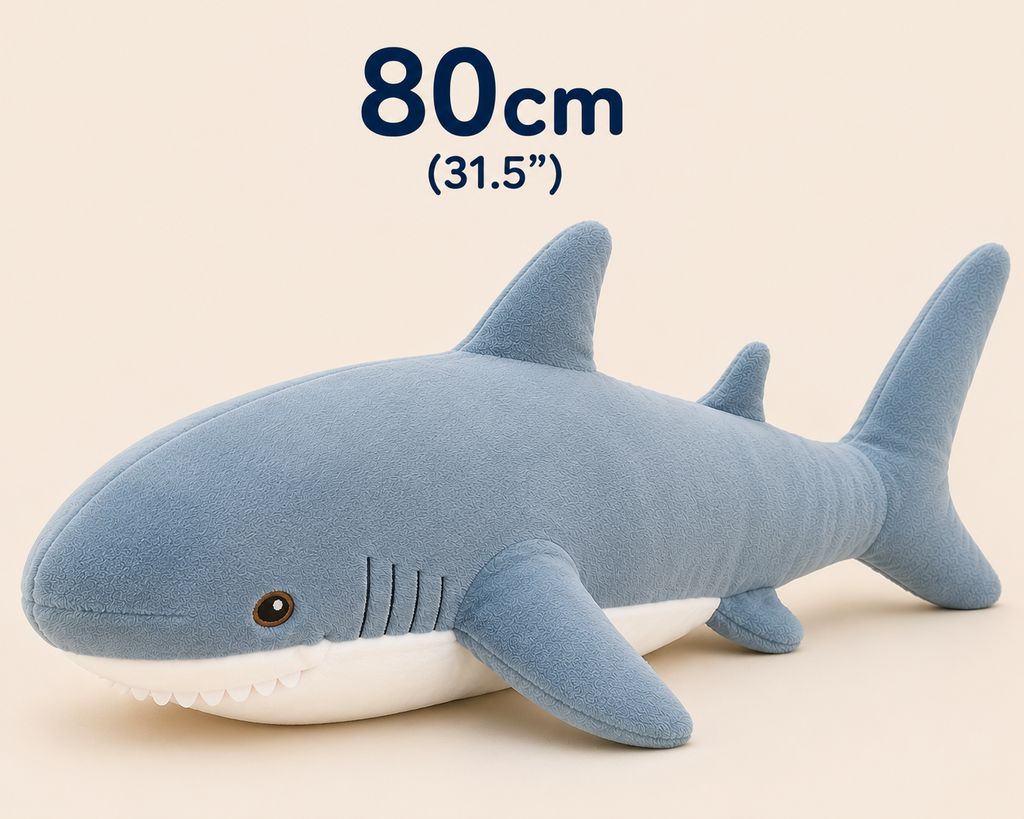 Blue shark plush lifestyle