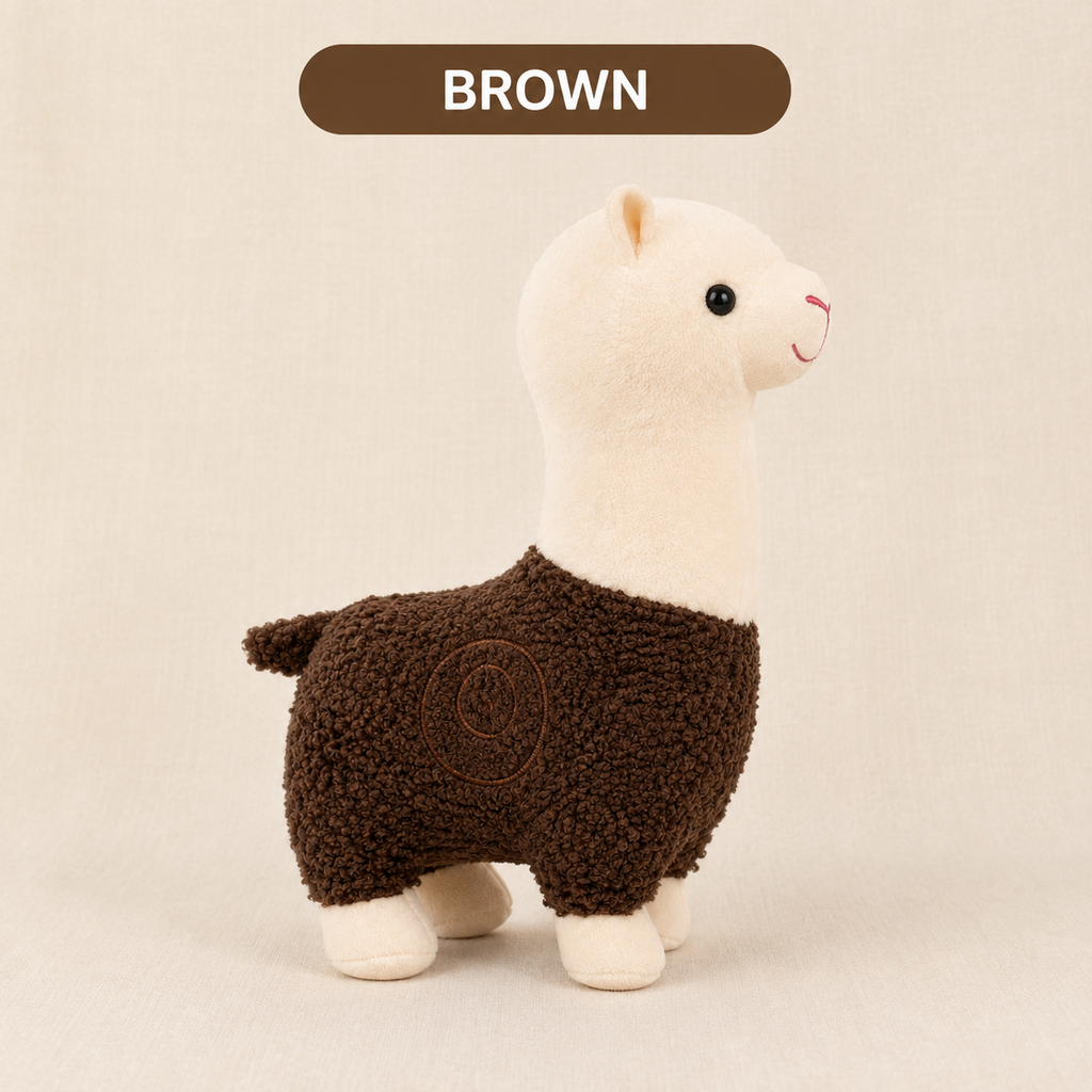 Standing alpaca plush variation