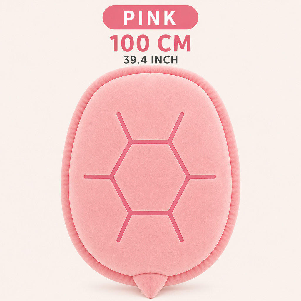 Pink wearable turtle pillow 100 cm