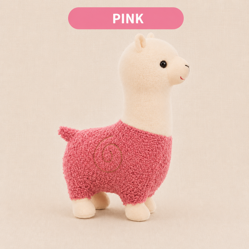 Standing alpaca plush variation