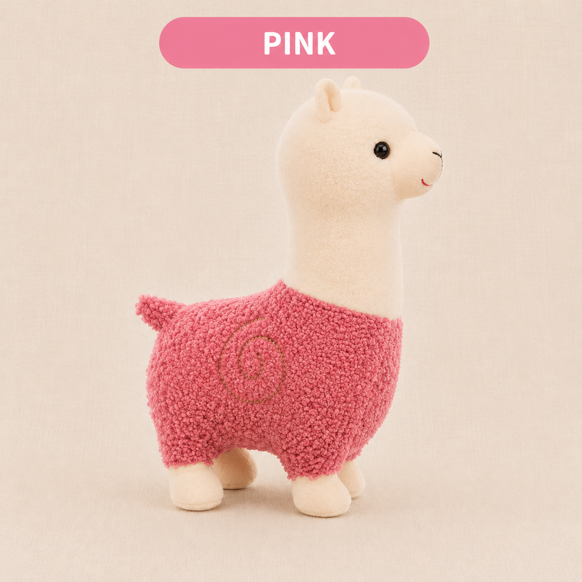 Standing alpaca plush variation