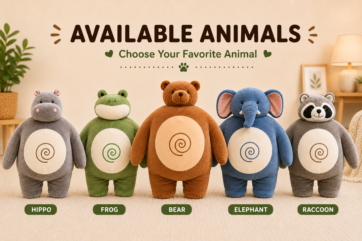 Animal Hug Buddy Plush