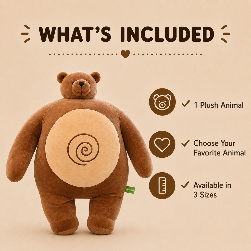 Animal Hug Buddy Plush