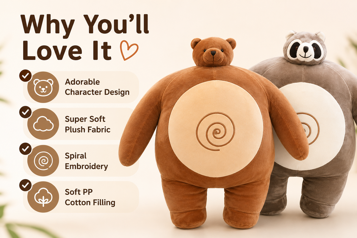 Animal Hug Buddy Plush