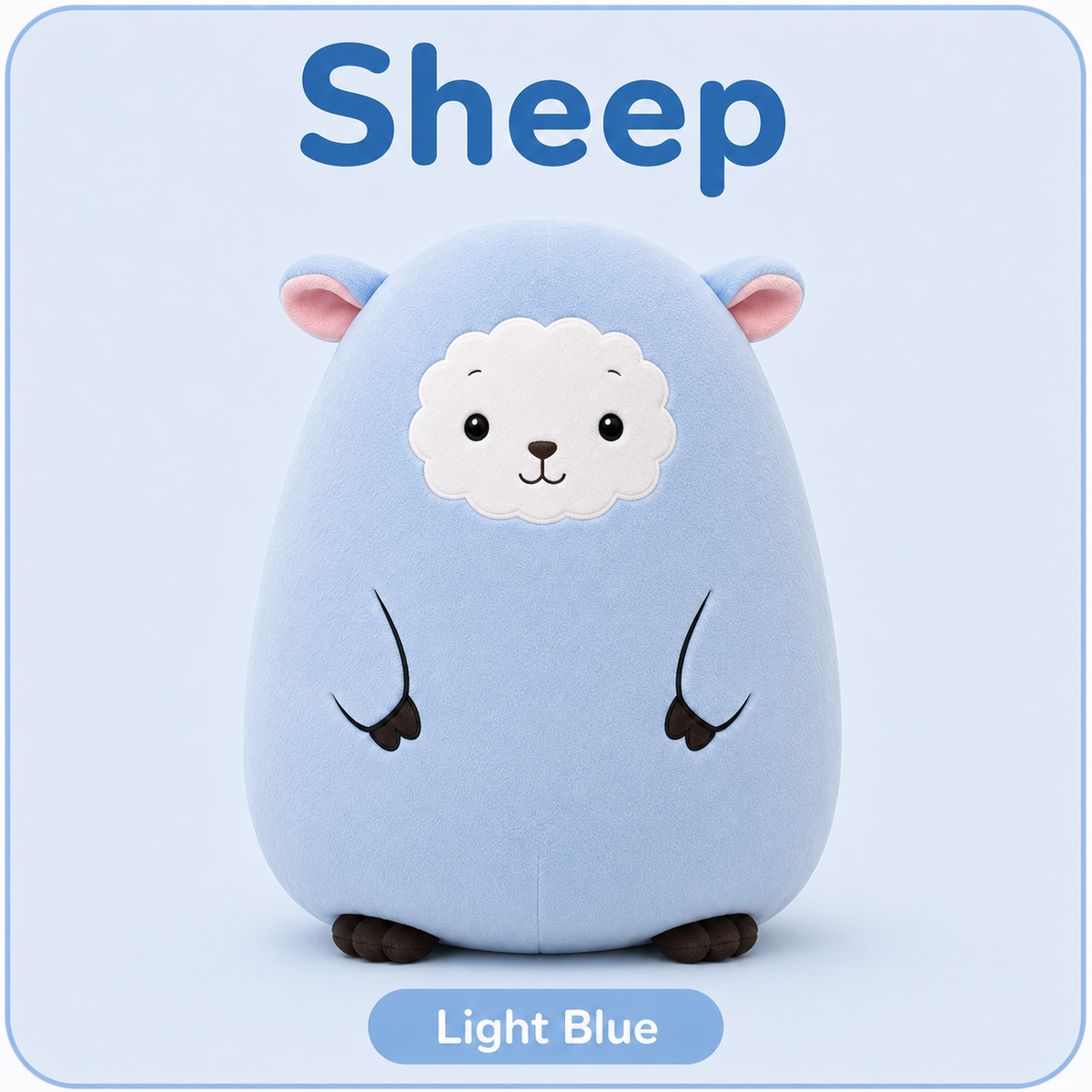 Available animal plush characters