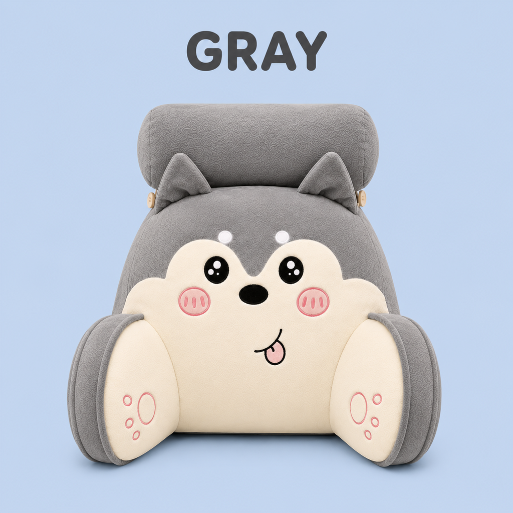 Plush backrest pillow lifestyle decor