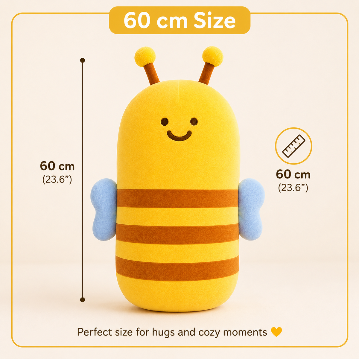 Bee plush pillow gift idea