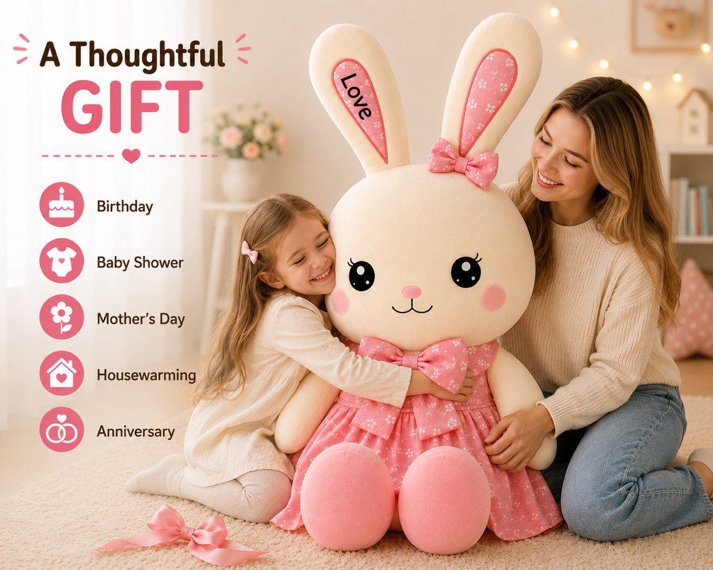 Bunny plush gift lifestyle