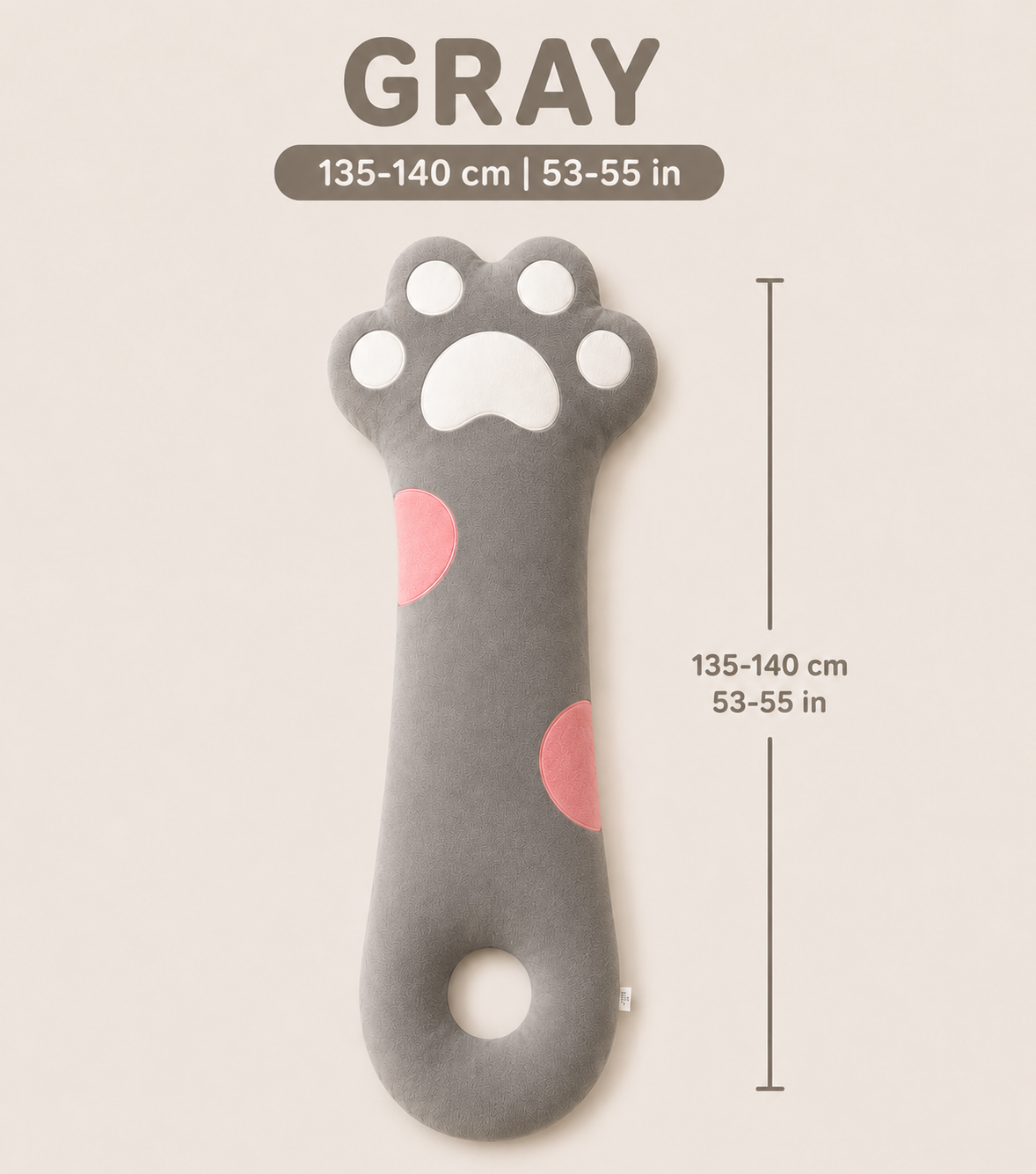 Gray 135–140 cm