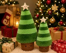 Christmas Tree Plush Pillow – Soft Holiday Cushion in 2 Sizes