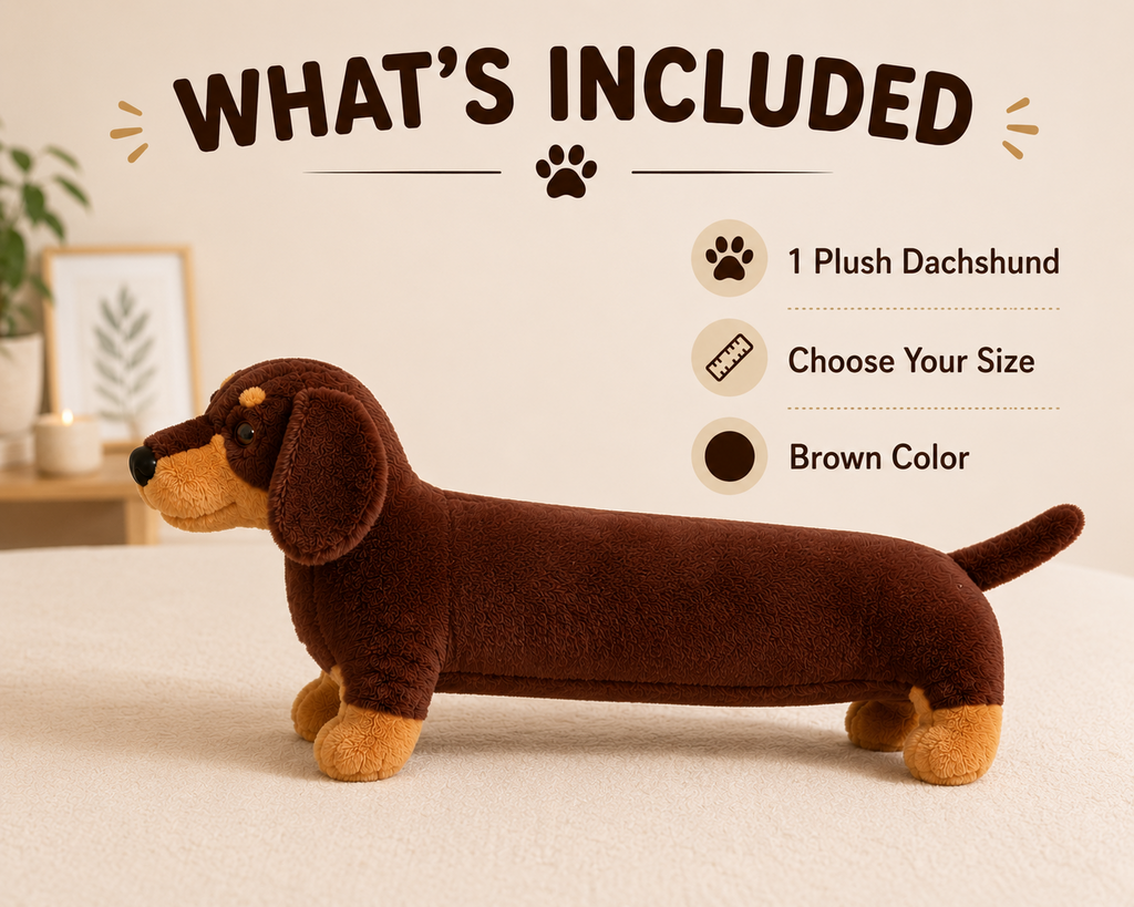 Dachshund plush product details