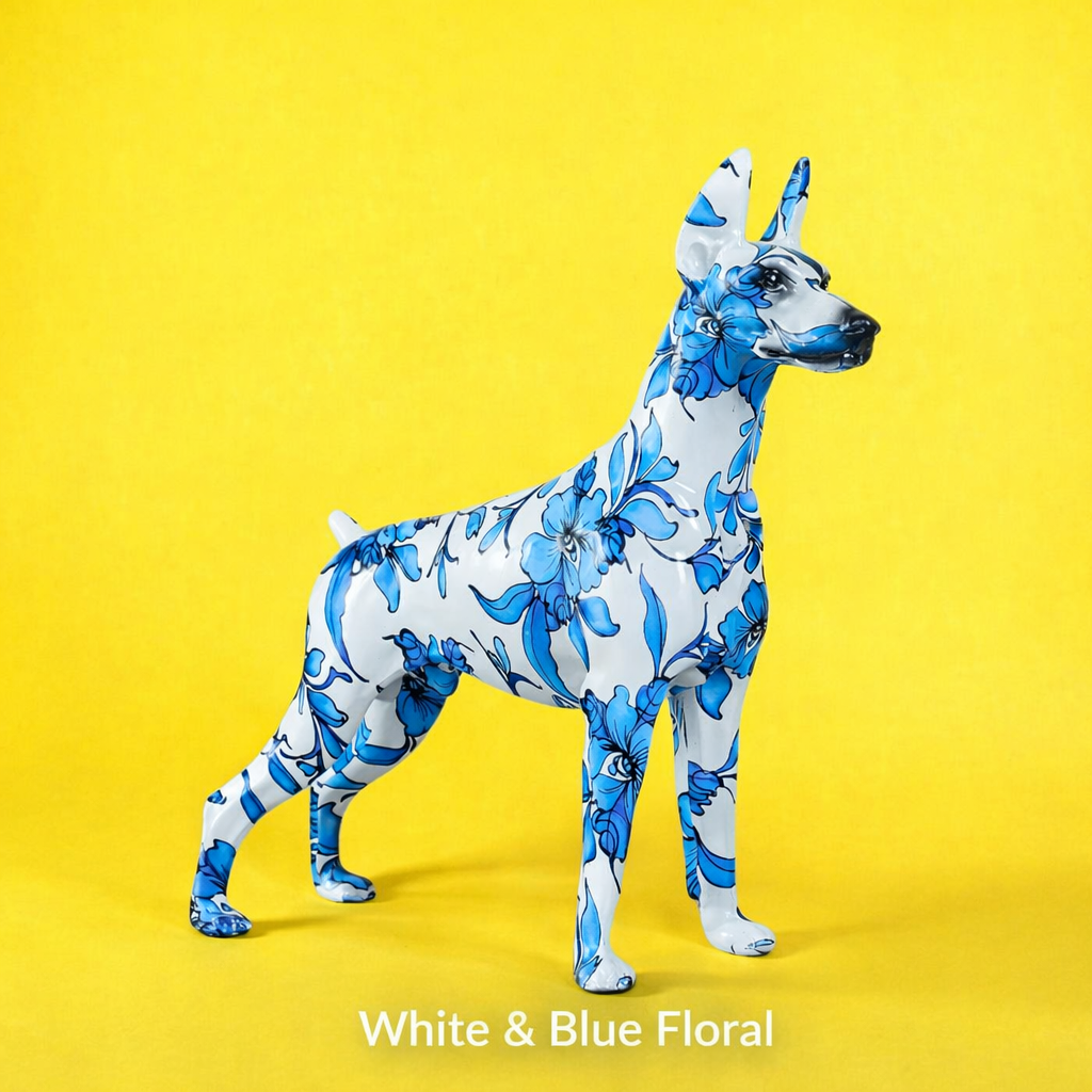 Dog figurine decor