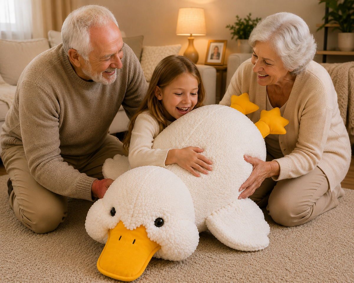 Duck plush pillow gift lifestyle
