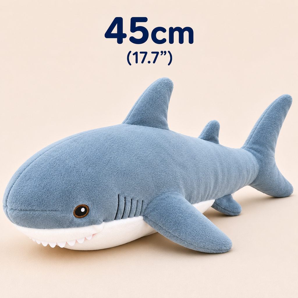 Shark plush available sizes