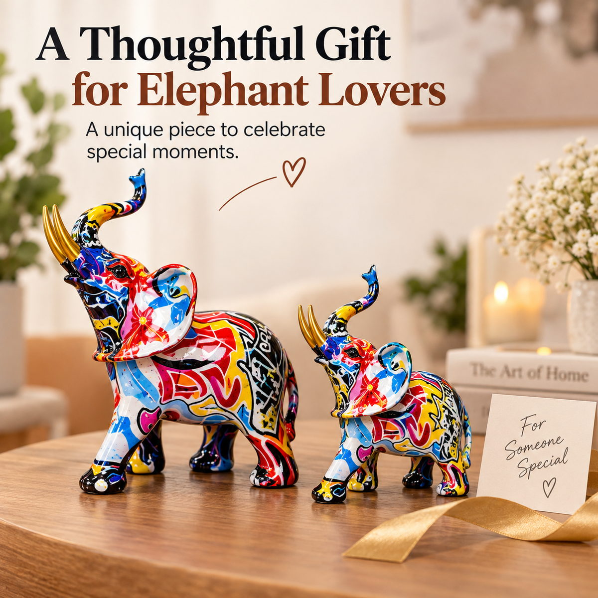 Thoughtful gift for elephant lovers