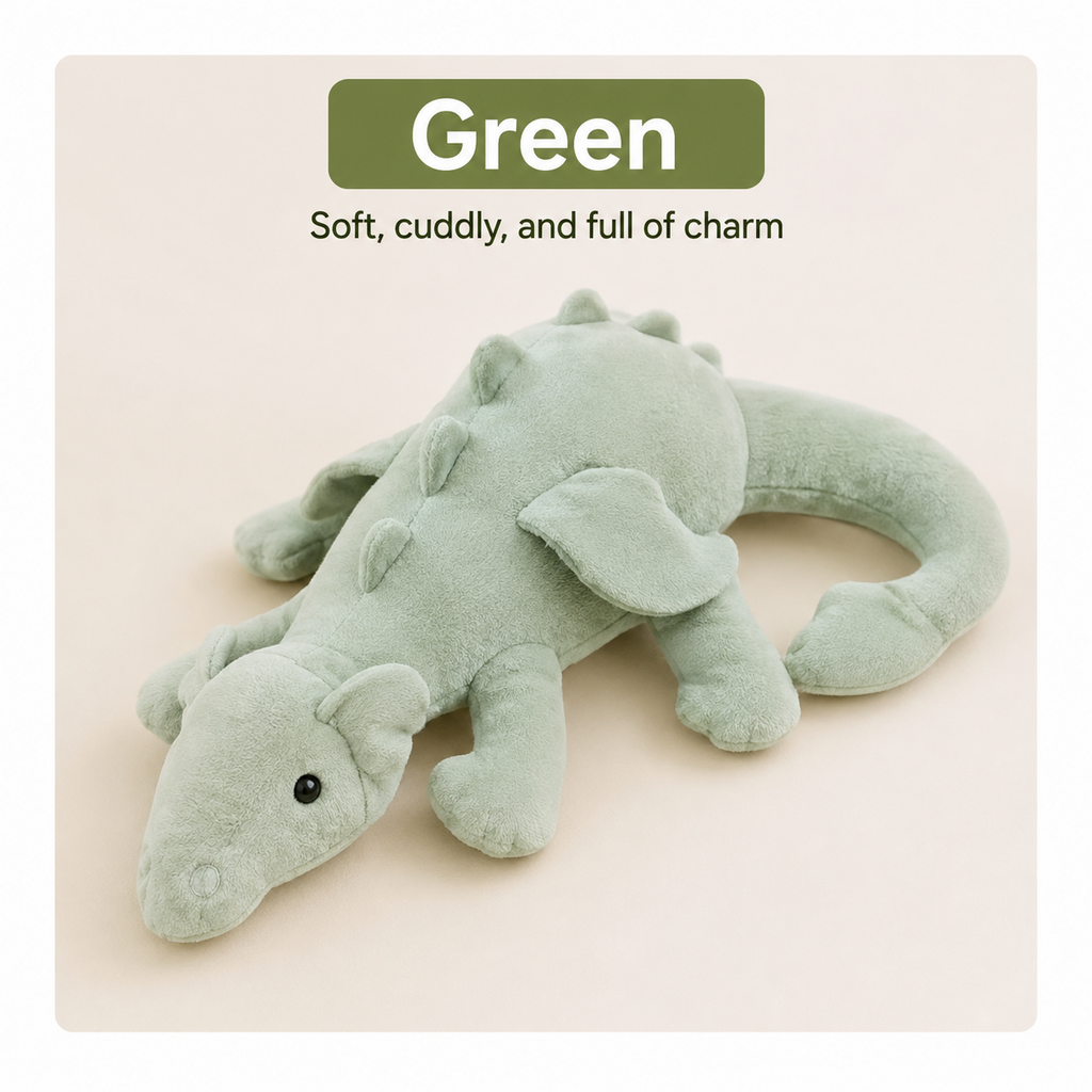 Green flying dragon plush
