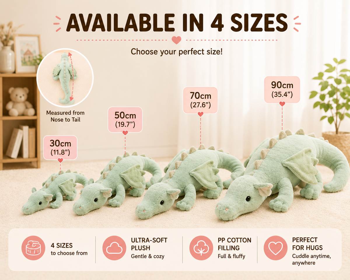 Pink flying dragon plush