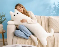 Giant Plush Kitty Cushion 100cm Soft Stuffed Animal Room Decor Gift