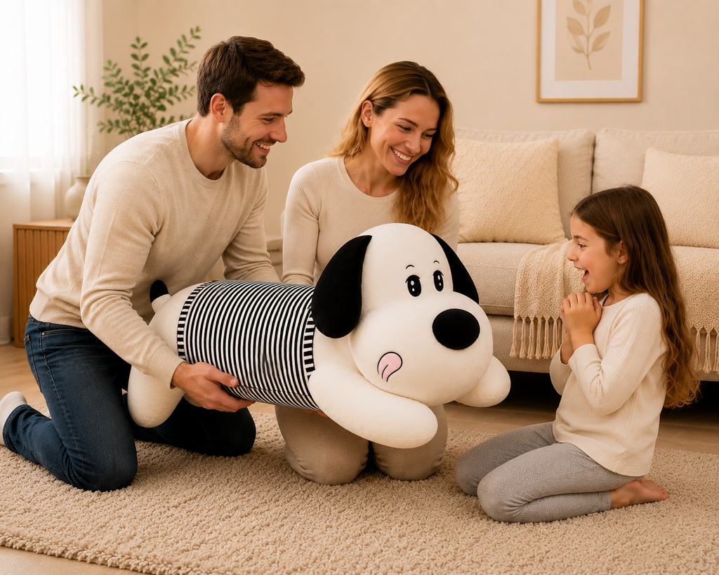 Giant Plush Dog Body Pillow