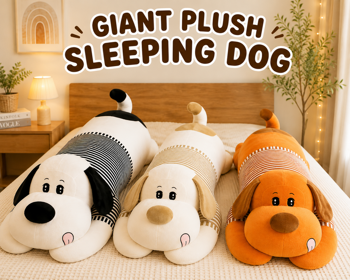Giant Plush Dog Body Pillow