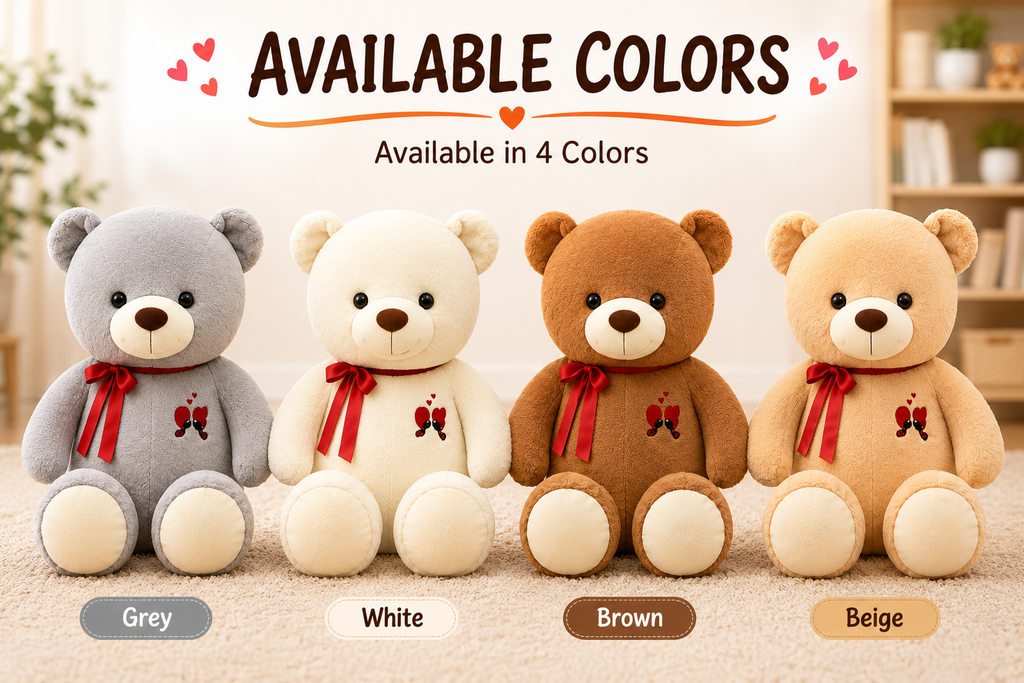 Giant teddy bear plush