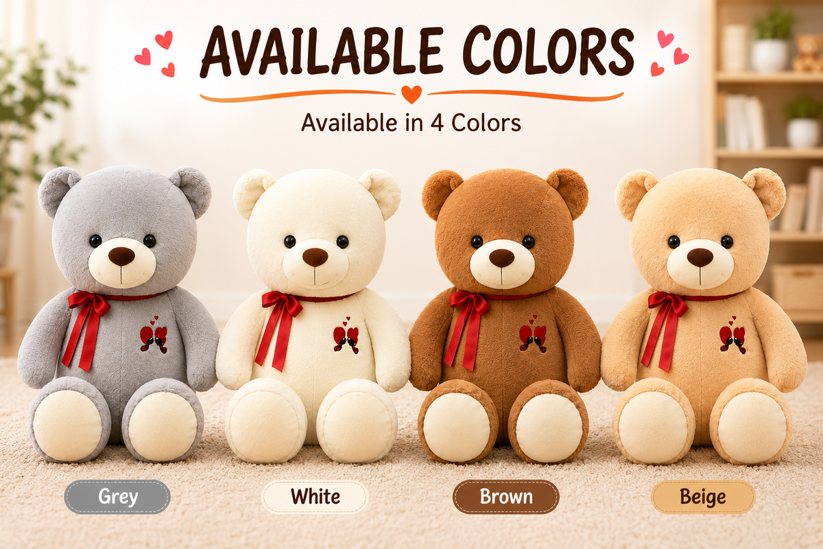 Giant teddy bear plush