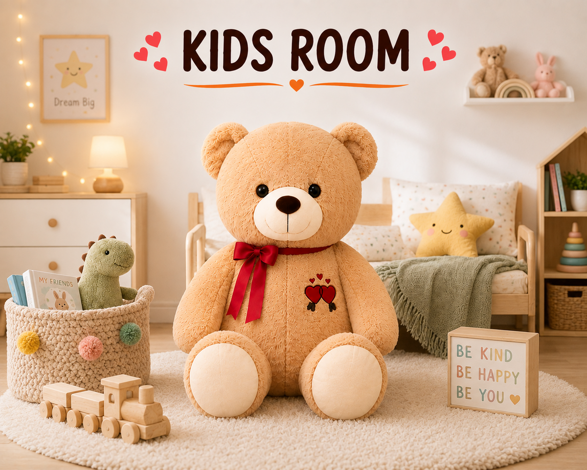 Giant teddy bear plush
