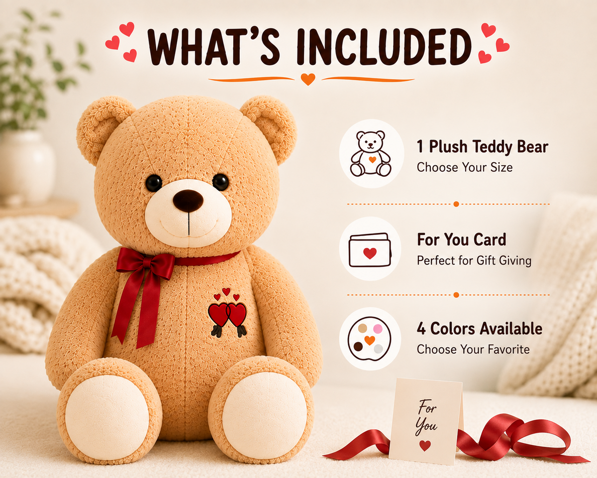 Giant teddy bear plush