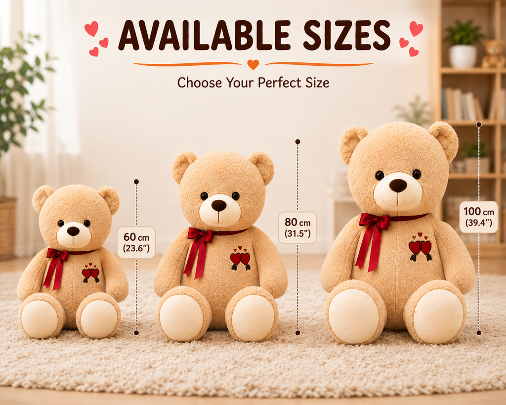 Giant teddy bear plush