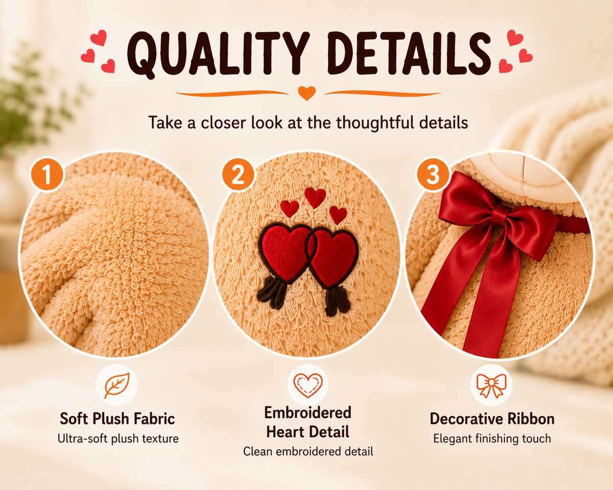 Giant teddy bear plush