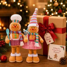Christmas gingerbread table decorations
