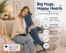 Shark plush cuddle lifestyle