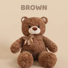 Plush Teddy Bear – Soft Fluffy Stuffed Animal, Nursery & Bedroom Decor