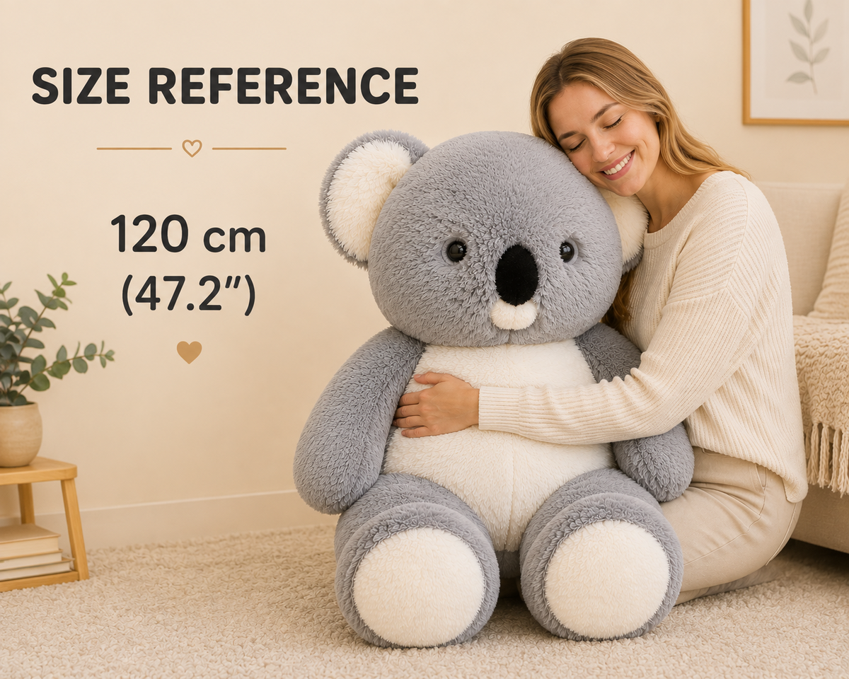 Koala plush 120 cm size reference