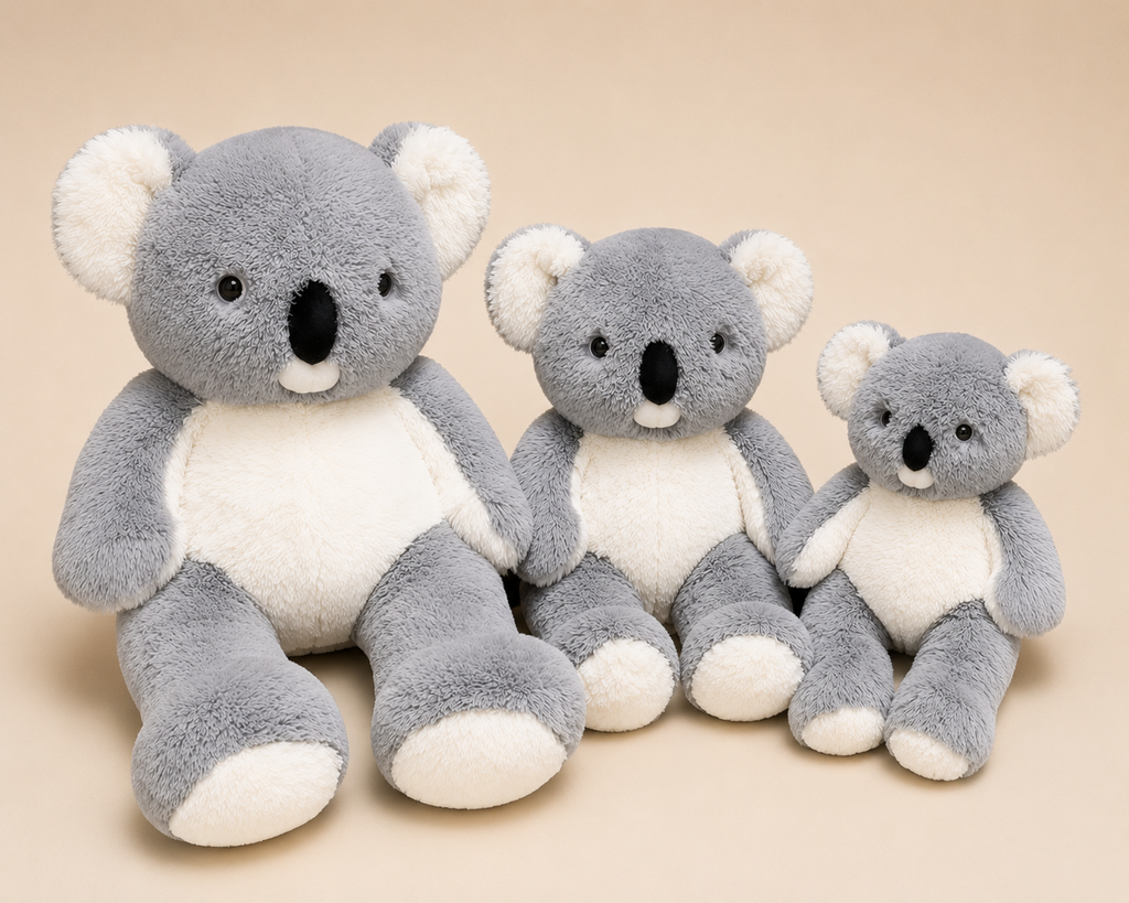 Koala plush size comparison