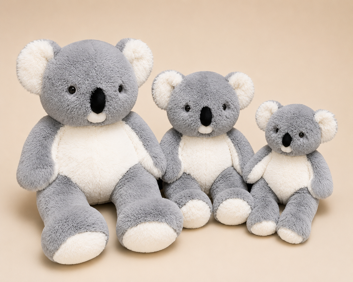 Koala plush size comparison